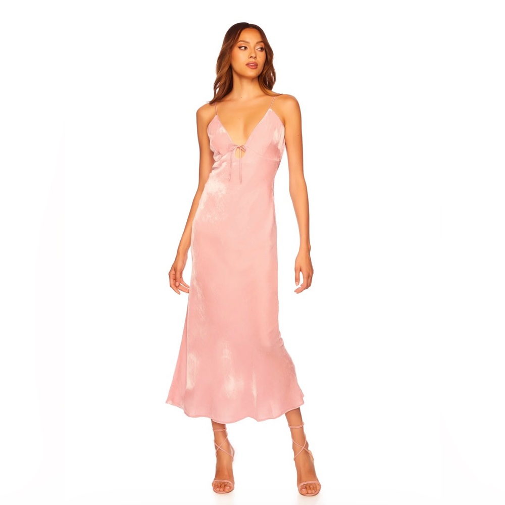 Susana Monaco Velvet Silk Bias Cut Dress